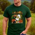 Ghost Library Reading Books Halloween Librarian Teacher Men's Casual T-Shirt Forest Ghost Library Reading Books Halloween Librarian Teacher Men's Casual T-Shirt Forest