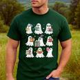 Ghost Reading Teacher Halloween Costume Librarian Book Lover Men's Casual T-Shirt Forest Ghost Reading Teacher Halloween Costume Librarian Book Lover Men's Casual T-Shirt Forest