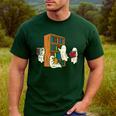 Ghosts Reading Books Teacher Halloween Librarian Boooks Men's Casual T-Shirt Forest Ghosts Reading Books Teacher Halloween Librarian Boooks Men's Casual T-Shirt Forest
