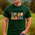 Good Day To Do Math Teacher Vintage Groovy Nerd Women Men Men's Casual T-Shirt Forest Good Day To Do Math Teacher Vintage Groovy Nerd Women Men Men's Casual T-Shirt Forest
