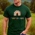 Good Day To Teach Tiny Humans Rainbow Teacher Men's Casual T-Shirt Forest Good Day To Teach Tiny Humans Rainbow Teacher Men's Casual T-Shirt Forest