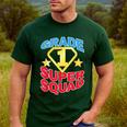 Grade 1 Super Squad Superhero Teacher Team Men's Casual T-Shirt Forest Grade 1 Super Squad Superhero Teacher Team Men's Casual T-Shirt Forest