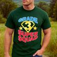 Grade 3 Super Squad Superhero Teacher Team Men Women Girls Kids Men's Casual T-Shirt Forest
