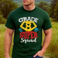 Grade 8 Super Squad Superhero Teacher Team Men's Casual T-Shirt Forest