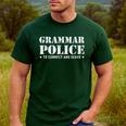 Grammar Police T Shirt English Teacher Men's Casual T-Shirt Forest