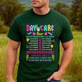 Groovy Day Care Some Days I Rock It Day Care Teacher Life Men's Casual T-Shirt Forest
