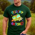 Groovy Field Trip Anyone Happy Field Day For Teachers Kids Men's Casual T-Shirt Forest Groovy Field Trip Anyone Happy Field Day For Teachers Kids Men's Casual T-Shirt Forest