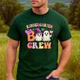 Groovy Kindergarten Boo Crew Kinder Halloween Teacher Kids Men's Casual T-Shirt Forest Groovy Kindergarten Boo Crew Kinder Halloween Teacher Kids Men's Casual T-Shirt Forest