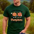 Groovy I Teach The Cutest Pumpkins In The Patch For Teacher Men's Casual T-Shirt Forest