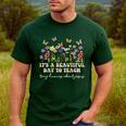 Groovy I Teach Tiny Humans About Jesus Christian Teacher Men's Casual T-Shirt Forest Groovy I Teach Tiny Humans About Jesus Christian Teacher Men's Casual T-Shirt Forest