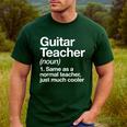 Guitar Teacher Definition Musician Music Men Women Girls Kids Men's Casual T-Shirt Forest Guitar Teacher Definition Musician Music Men Women Girls Kids Men's Casual T-Shirt Forest