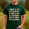 Halloween Alphabet ABCs Learning Kindergarten Teacher Men Women Kids Men's Casual T-Shirt Forest Halloween Alphabet ABCs Learning Kindergarten Teacher Men Women Kids Men's Casual T-Shirt Forest