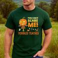 Halloween You Can't Scare Toddler Teacher For Men Women Men's Casual T-Shirt Forest