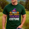 Halloween Costumes For Teachers Tired Teacher Costume Tee Men's Casual T-Shirt Forest Halloween Costumes For Teachers Tired Teacher Costume Tee Men's Casual T-Shirt Forest
