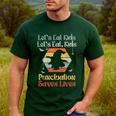Halloween Lets Eat Kids English Teacher Costume Women Men's Casual T-Shirt Forest