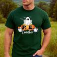 Halloween PE Teacher Ghosts Pumpkins Sports Lover Men's Casual T-Shirt Forest Halloween PE Teacher Ghosts Pumpkins Sports Lover Men's Casual T-Shirt Forest