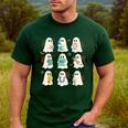 Halloween Science Teacher Student Ghost Laboratory Men Women Men's Casual T-Shirt Forest Halloween Science Teacher Student Ghost Laboratory Men Women Men's Casual T-Shirt Forest