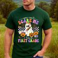 Halloween Teacher You Can't Scare Me I Teach First Grade Men's Casual T-Shirt Forest Halloween Teacher You Can't Scare Me I Teach First Grade Men's Casual T-Shirt Forest