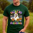 Halloween Teacher You Can't Scare Me I Teach Preschool Men's Casual T-Shirt Forest Halloween Teacher You Can't Scare Me I Teach Preschool Men's Casual T-Shirt Forest