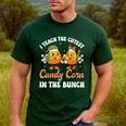Halloween Teacher Cutest Candy Corn Groovy Spooky Teachers Men's Casual T-Shirt Forest Halloween Teacher Cutest Candy Corn Groovy Spooky Teachers Men's Casual T-Shirt Forest