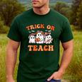 Halloween Teacher Ghosts Trick Or Teach Retro Costume Women Men's Casual T-Shirt Forest Halloween Teacher Ghosts Trick Or Teach Retro Costume Women Men's Casual T-Shirt Forest