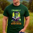 Halloween Teacher Librarian Frankenstein Reading Books Men's Casual T-Shirt Forest Halloween Teacher Librarian Frankenstein Reading Books Men's Casual T-Shirt Forest