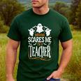 Halloween Teacher Nothing Scares Me Women Men Teachers Men's Casual T-Shirt Forest Halloween Teacher Nothing Scares Me Women Men Teachers Men's Casual T-Shirt Forest