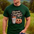 Halloween Teacher Phonemes Graphemes Caffeine Coffee Lover Men's Casual T-Shirt Forest Halloween Teacher Phonemes Graphemes Caffeine Coffee Lover Men's Casual T-Shirt Forest