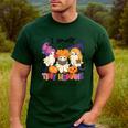 Halloween Teacher Smell a Tiny Human Ghost Spooky Season Men's Casual T-Shirt Forest Halloween Teacher Smell a Tiny Human Ghost Spooky Season Men's Casual T-Shirt Forest
