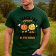 Halloween Teacher I Teach The Cutest Pumpkins In The Patch Men's Casual T-Shirt Forest Halloween Teacher I Teach The Cutest Pumpkins In The Patch Men's Casual T-Shirt Forest