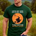 Halloween Teacher Witch Lets Eat Kids Punctuation Men's Casual T-Shirt Forest Halloween Teacher Witch Lets Eat Kids Punctuation Men's Casual T-Shirt Forest