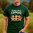 Hangin With My Cookies Gingerbread Christmas Teacher Men's Casual T-Shirt Forest Hangin With My Cookies Gingerbread Christmas Teacher Men's Casual T-Shirt Forest