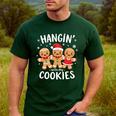 Hanging With My Cookies Gingerbread Christmas Teacher Xmas Men's Casual T-Shirt Forest