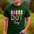 Happy Dot Day 2025 Teacher Kids Girls Colorful Polka Dot Day Men's Casual T-Shirt Forest Happy Dot Day 2025 Teacher Kids Girls Colorful Polka Dot Day Men's Casual T-Shirt Forest