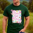 Happy Dot Day Bow Coquette For Teacher Girls Men's Casual T-Shirt Forest Happy Dot Day Bow Coquette For Teacher Girls Men's Casual T-Shirt Forest
