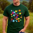 Happy Dot Day Colorful Polka Dot Art Teacher Student Kids Men's Casual T-Shirt Forest