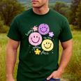 Happy To See Your Face Teacher Flower Back To School Men's Casual T-Shirt Forest Happy To See Your Face Teacher Flower Back To School Men's Casual T-Shirt Forest