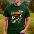 Haunted By 6-7 Halloween Math Teacher Joke Men's Casual T-Shirt Forest Haunted By 6-7 Halloween Math Teacher Joke Men's Casual T-Shirt Forest