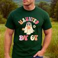 Haunted By 67 Meme Six Seven 6 7 Halloween Teachers Men's Casual T-Shirt Forest