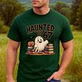 Haunted By 67 Teacher Ghost Pumpkin Halloween Costum Men's Casual T-Shirt Forest Haunted By 67 Teacher Ghost Pumpkin Halloween Costum Men's Casual T-Shirt Forest