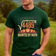 Haunted By Math 67 Meme Math Teacher Square Root 4489 Men's Casual T-Shirt Forest