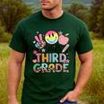 Hello 3rd Grade Boy Girl Teacher Back To School 3rd Grade Men's Casual T-Shirt Forest Hello 3rd Grade Boy Girl Teacher Back To School 3rd Grade Men's Casual T-Shirt Forest