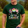 Hello 5th Grade Boy Girl Teacher Back To School 5th Grade Men's Casual T-Shirt Forest