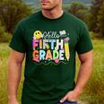 Hello Fifth Grade Team 5th Grade Back To School Teacher Kids Men's Casual T-Shirt Forest Hello Fifth Grade Team 5th Grade Back To School Teacher Kids Men's Casual T-Shirt Forest