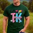 Hello TK Transitional Kindergarten Back To School Teacher Men's Casual T-Shirt Forest Hello TK Transitional Kindergarten Back To School Teacher Men's Casual T-Shirt Forest