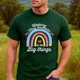Helping Tiny Humans To Do Big Things Teacher Women Men's Casual T-Shirt Forest Helping Tiny Humans To Do Big Things Teacher Women Men's Casual T-Shirt Forest