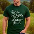 Hocus Pocus Everybody Focus Teacher Halloween Shirt Men's Casual T-Shirt Forest Hocus Pocus Everybody Focus Teacher Halloween Shirt Men's Casual T-Shirt Forest