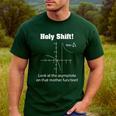 Holy Shift Look At The Asymptote Math Teacher Science Men's Casual T-Shirt Forest Holy Shift Look At The Asymptote Math Teacher Science Men's Casual T-Shirt Forest