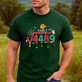 HUGvyn Square Root 4489 Math Teacher 67 Meme Halloween Men's Casual T-Shirt Forest