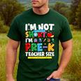 I'm Not Short I'm Pre-K Teacher Size Back To School Teacher Men's Casual T-Shirt Forest I'm Not Short I'm Pre-K Teacher Size Back To School Teacher Men's Casual T-Shirt Forest